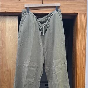 J. Crew Olive Relaxed Utility Pants